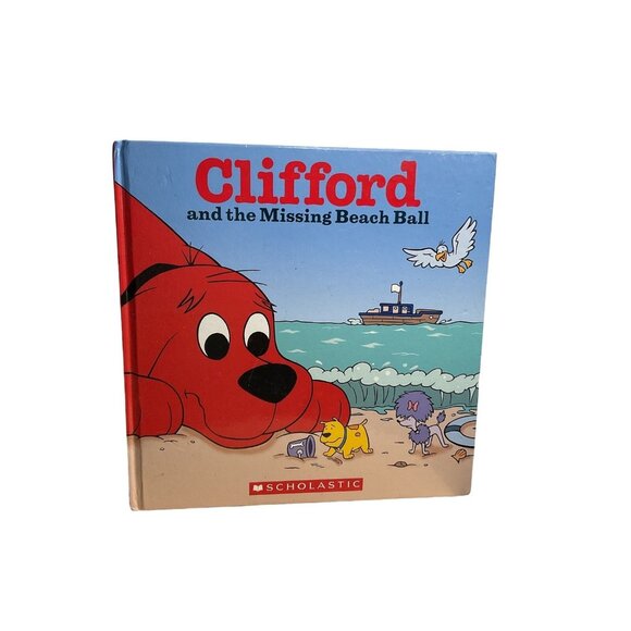 Clifford Plush Toy & Clifford And The Missing Beach Ball Scholastic Kohls Cares - Picture 4 of 10